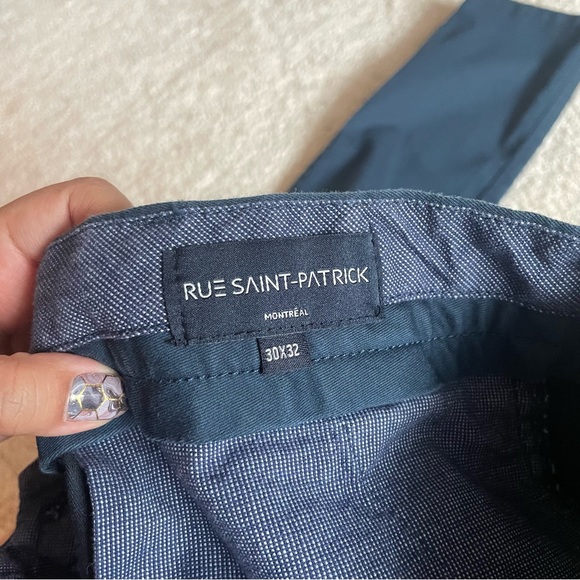 Rue Saint-Patrick - Michael Stretch Pant in Prussian Blue, size 30x32, NWOT - Picture 3 of 8